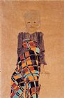 Seated Girl by Egon Schiele
